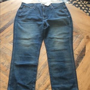 NWT Madewell Rivet & Thread Stovepipe Jeans